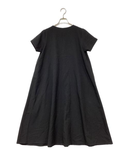 mizuiro-ind（ミズイロインド）mizuiro-ind (ミズイロインド) カットソーワンピース ブラック サイズ:記載なしの古着・服飾アイテム