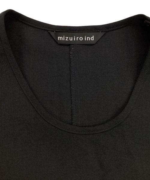 mizuiro-ind（ミズイロインド）mizuiro-ind (ミズイロインド) カットソーワンピース ブラック サイズ:記載なしの古着・服飾アイテム