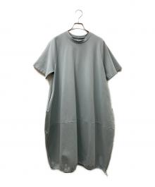 HeRIN.CYE（ヘリンドットサイ）の古着「カットソーワンピース」｜ブルー