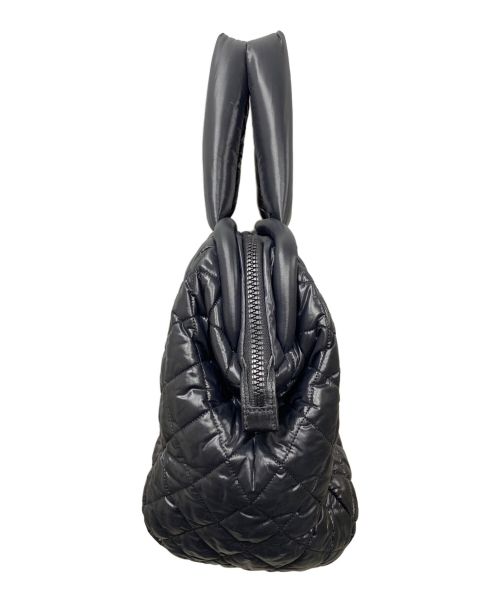 CHANEL（シャネル）CHANEL (シャネル) コココクーン キルティングトートバッグ ハンドバッグ ブラック×ボルドー サイズ:FREEの古着・服飾アイテム