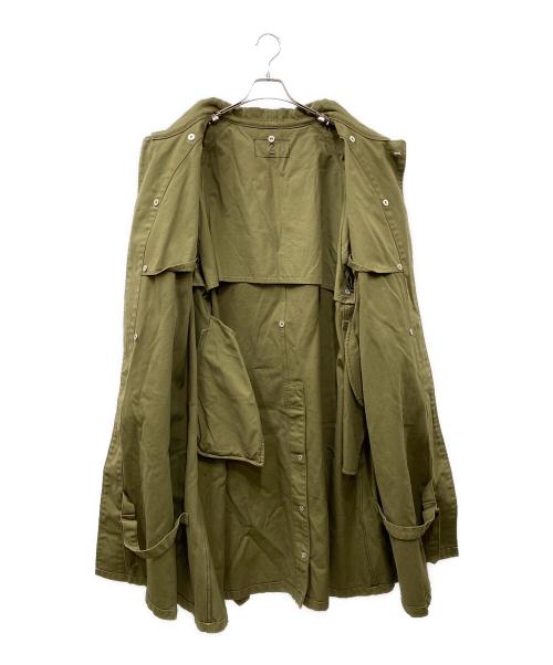 waiper（ワイパー）waiper (ワイパー) M-35 MOTORCYCLE COAT モーターサイクルコート ミリタリーコート オリーブ サイズ:SIZE 2の古着・服飾アイテム