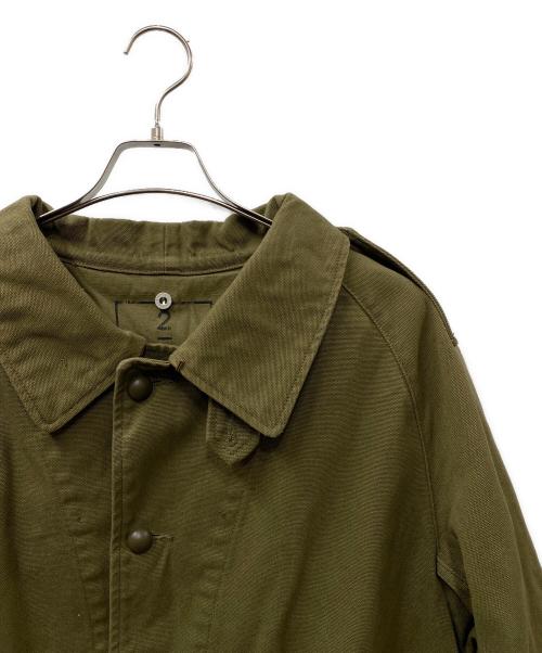 waiper（ワイパー）waiper (ワイパー) M-35 MOTORCYCLE COAT モーターサイクルコート ミリタリーコート オリーブ サイズ:SIZE 2の古着・服飾アイテム