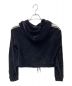 CELINE (セリーヌ) ベルベット ロゴプルオーバーパーカー ブラック サイズ:XS：70000円