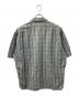 RRL (ダブルアールエル) チェックオープンカラーシャツ グレー サイズ:L：12000円