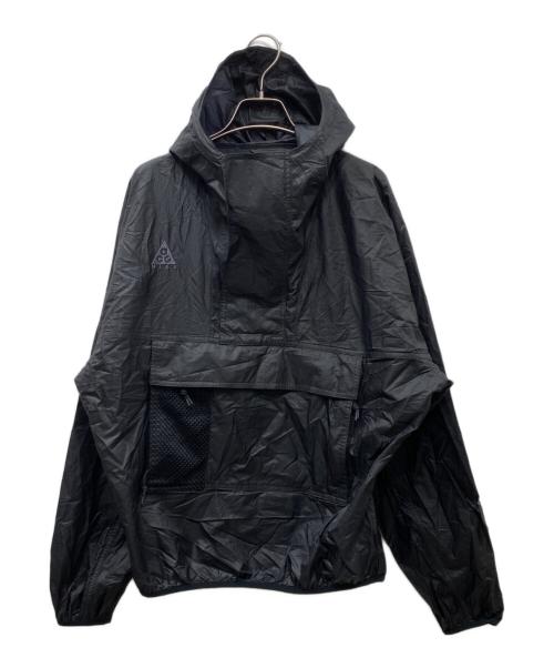 NIKE ACG（ナイキエーシージー）NIKE ACG (ナイキエージーシー) ANORAK HOODED JACKET アノラックパーカー ブラック サイズ:Sの古着・服飾アイテム