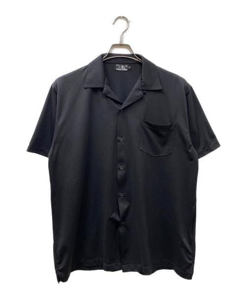 Hysteric Glamour（ヒステリックグラマー）Hysteric Glamour (ヒステリックグラマー) バックプリントオープンカラーシャツ ブラック サイズ:Lの古着・服飾アイテム