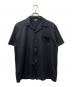 Hysteric Glamour（ヒステリックグラマー）の古着「バックプリントオープンカラーシャツ」｜ブラック