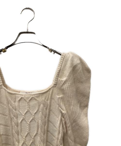 HER LIP TO（ハーリップトゥ）HER LIP TO (ハーリップトゥ) Bambina Cable Knit Dress ニットワンピース アイボリー サイズ:Sの古着・服飾アイテム
