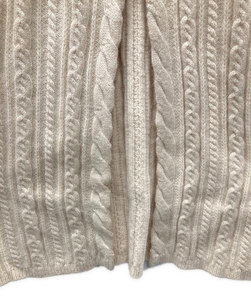 HER LIP TO（ハーリップトゥ）HER LIP TO (ハーリップトゥ) Bambina Cable Knit Dress ニットワンピース アイボリー サイズ:Sの古着・服飾アイテム