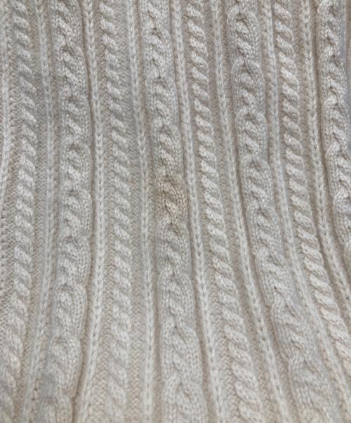 HER LIP TO（ハーリップトゥ）HER LIP TO (ハーリップトゥ) Bambina Cable Knit Dress ニットワンピース アイボリー サイズ:Sの古着・服飾アイテム