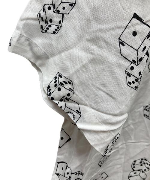 SUPREME（シュプリーム）SUPREME (シュプリーム) 19SS Dice Rayon S/S Shirts ホワイト×ブラック サイズ:Mの古着・服飾アイテム