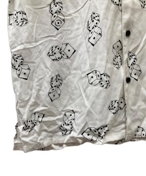 SUPREME（シュプリーム）SUPREME (シュプリーム) 19SS Dice Rayon S/S Shirts ホワイト×ブラック サイズ:Mの古着・服飾アイテム
