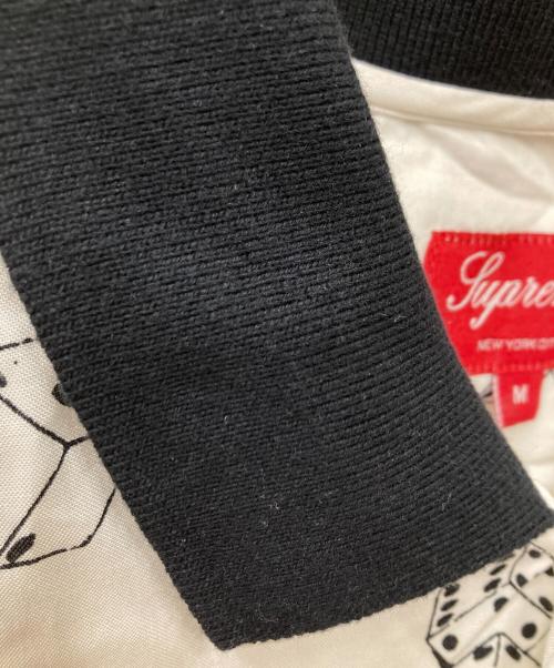 SUPREME（シュプリーム）SUPREME (シュプリーム) 19SS Dice Rayon S/S Shirts ホワイト×ブラック サイズ:Mの古着・服飾アイテム