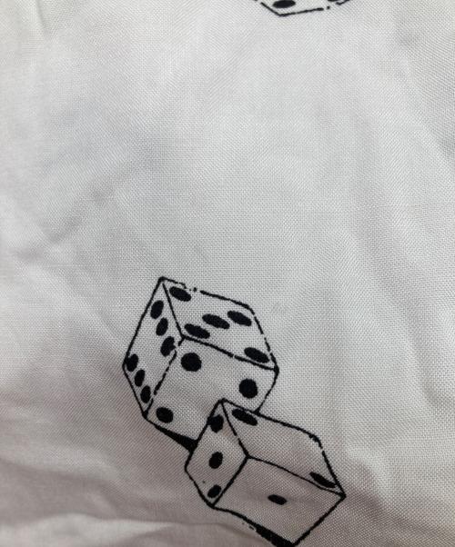 SUPREME（シュプリーム）SUPREME (シュプリーム) 19SS Dice Rayon S/S Shirts ホワイト×ブラック サイズ:Mの古着・服飾アイテム