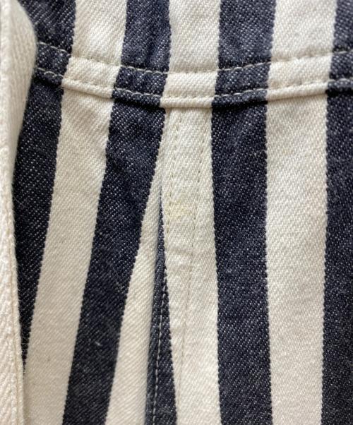 KAPITAL（キャピタル）KAPITAL (キャピタル) サロペット ネイビー×ホワイト サイズ:1の古着・服飾アイテム