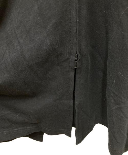 YOHJI YAMAMOTO（ヨウジヤマモト）YOHJI YAMAMOTO (ヨウジヤマモト) フロントジップ ロング ワンピース ドレス ブラック サイズ:2の古着・服飾アイテム
