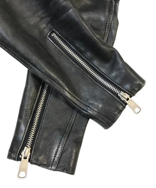 STUDIOUS（ステュディオス）STUDIOUS (ステュディオス) レザージャケット ブラック サイズ:1の古着・服飾アイテム