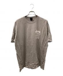 stussy×OUR LEGACY（ステューシー×アワーレガシー）の古着「Work Shop 8 Ball Yin Yang Pigment Dyed Tee」｜ベージュ