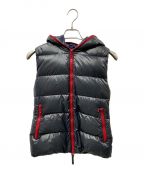 DUVETICAデュベティカ）の古着「ダウンベスト」｜グレー×レッド