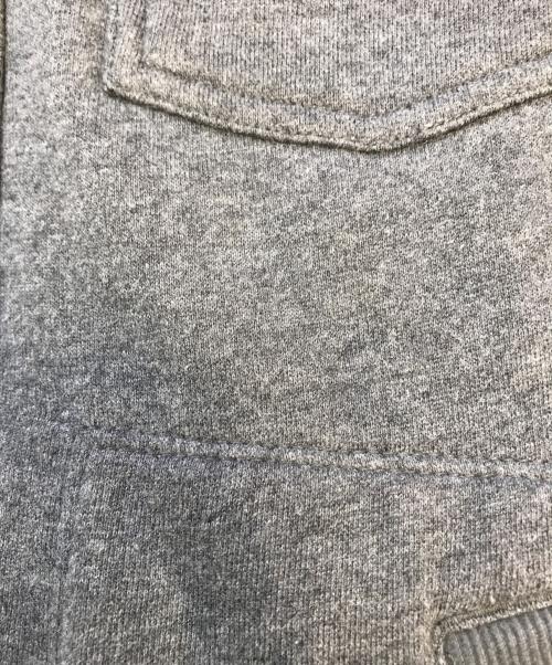 DIESEL（ディーゼル）DIESEL (ディーゼル) コーデュロイ切替フーデッドジャケット グレー サイズ:Lの古着・服飾アイテム