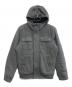 DIESEL（ディーゼル）の古着「コーデュロイ切替フーデッドジャケット」｜グレー
