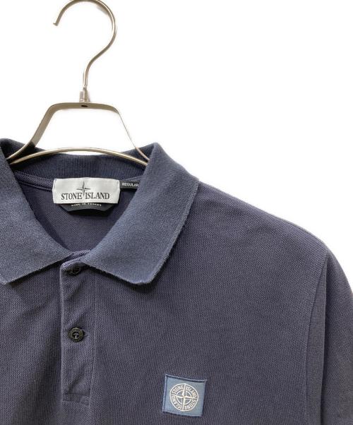 STONE ISLAND（ストーンアイランド）STONE ISLAND (ストーンアイランド) ポロシャツ ネイビー サイズ:Ｌの古着・服飾アイテム