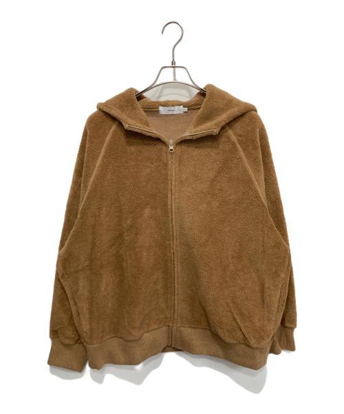 Graphpaper（グラフペーパー）Graphpaper (グラフペーパー) ウールボアジップパーカー ベージュ サイズ:1の古着・服飾アイテム