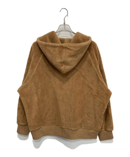 Graphpaper（グラフペーパー）Graphpaper (グラフペーパー) ウールボアジップパーカー ベージュ サイズ:1の古着・服飾アイテム