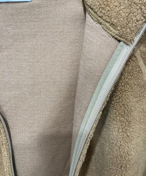 Graphpaper（グラフペーパー）Graphpaper (グラフペーパー) ウールボアジップパーカー ベージュ サイズ:1の古着・服飾アイテム