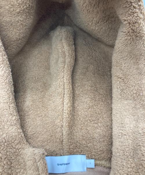 Graphpaper（グラフペーパー）Graphpaper (グラフペーパー) ウールボアジップパーカー ベージュ サイズ:1の古着・服飾アイテム