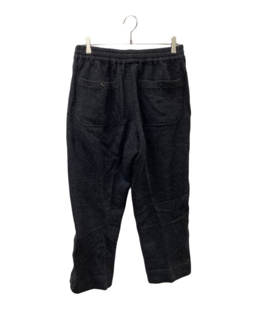 nonnotte（ノノット）nonnotte (ノノット) 23AW ELASTIC BAGGY TROUSERS ブラック サイズ:4の古着・服飾アイテム