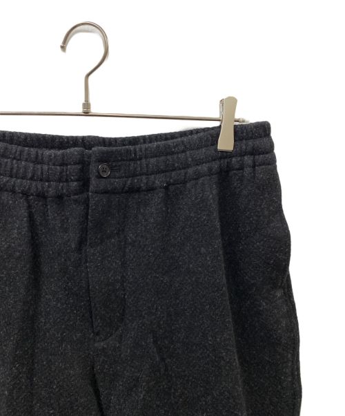 nonnotte（ノノット）nonnotte (ノノット) 23AW ELASTIC BAGGY TROUSERS ブラック サイズ:4の古着・服飾アイテム