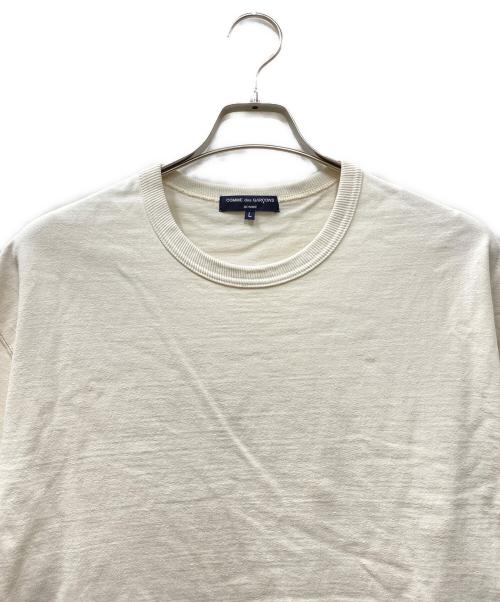 COMME des GARCONS HOMME（コムデギャルソン オム）COMME des GARCONS HOMME (コムデギャルソン オム) 綿度詰天竺ポケットTシャツ ホワイト サイズ:Ｌの古着・服飾アイテム