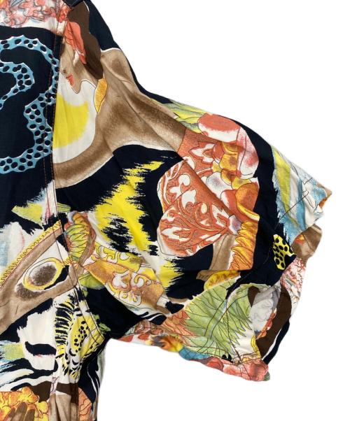 Sun Surf（サンサーフ）Sun Surf (サンサーフ) Special Edition “MACINTOSH MENU” WAIKIKI SPORTS アロハシャツ ブラック サイズ:Ｍの古着・服飾アイテム