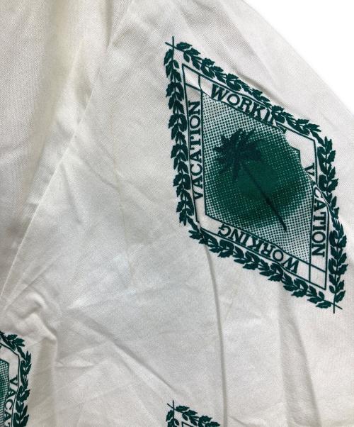 son of the cheese（（サノバチーズ））son of the cheese (（サノバチーズ）) SOTC Emblem Aloha Shirt オープンカラーシャツ グリーン サイズ:XLの古着・服飾アイテム