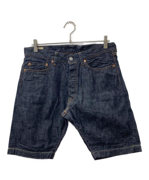 MOMOTARO JEANS（桃太郎ジーンズ）MOMOTARO JEANS (桃太郎ジーンズ) 10oz.SPECIAL INDIGO SLIM SHORT PANTS ハーフパンツ ネイビー サイズ:W32の古着・服飾アイテム