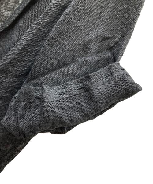 SOU・SOU（ソウソウ）SOU・SOU (ソウソウ) 岡田縫工所 和紙リネン メッシュコート ブラック サイズ:Lの古着・服飾アイテム