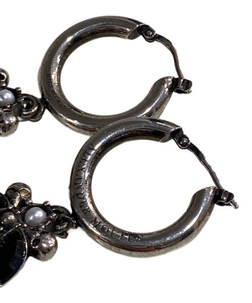 ALEXANDER McQUEEN（アレキサンダーマックイーン）ALEXANDER McQUEEN (アレキサンダーマックイーン) ストーンピアス ブラックの古着・服飾アイテム