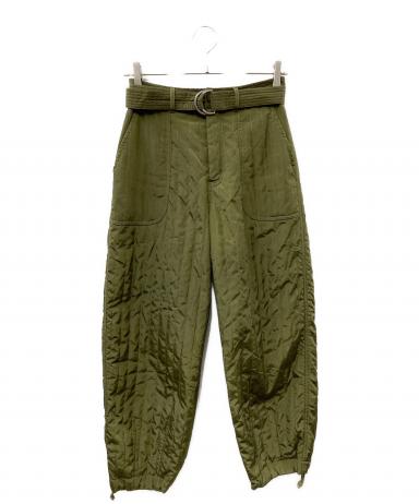 中古・古着通販】AMERI (アメリ) キルティングベルテッドパンツ