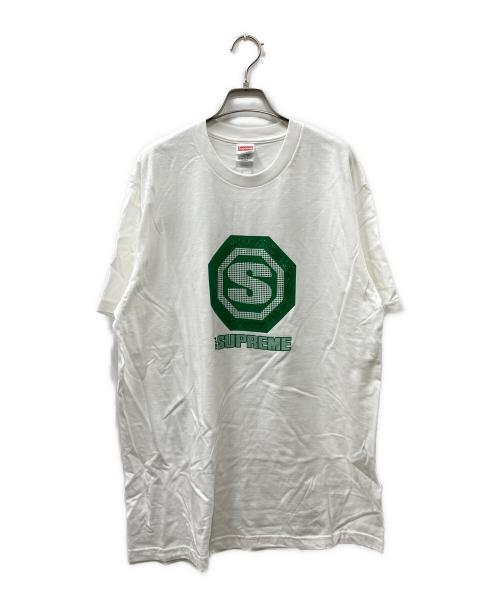 SUPREME（シュプリーム）Supreme (シュプリーム) 24FW Blockbuster Tee ホワイト×グリーン サイズ:Lの古着・服飾アイテム