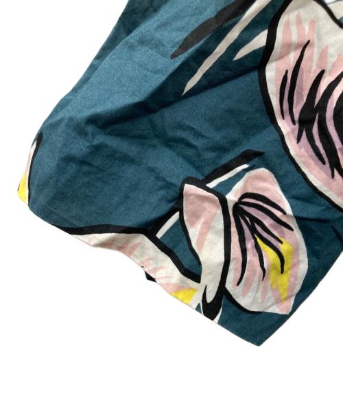 MARNI（マルニ）MARNI (マルニ) 花柄半袖ワンピース グリーン×ピンク サイズ:40の古着・服飾アイテム