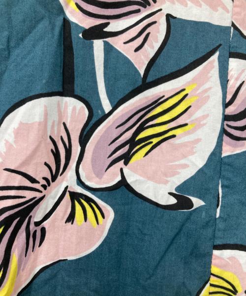MARNI（マルニ）MARNI (マルニ) 花柄半袖ワンピース グリーン×ピンク サイズ:40の古着・服飾アイテム