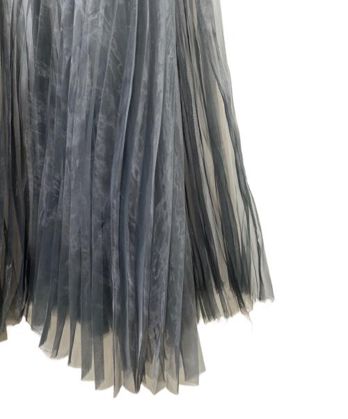 HYKE（ハイク）HYKE (ハイク) シアープリーツスカート ブラック サイズ:2の古着・服飾アイテム