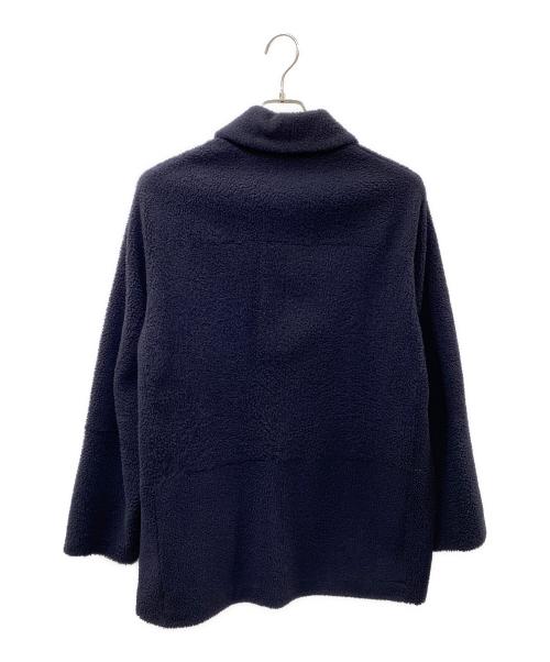 COMOLI（コモリ）COMOLI (コモリ) LACON COACH JACKET ラコン ラムレザームートンコーチジャケット ネイビー サイズ:SIZE1の古着・服飾アイテム