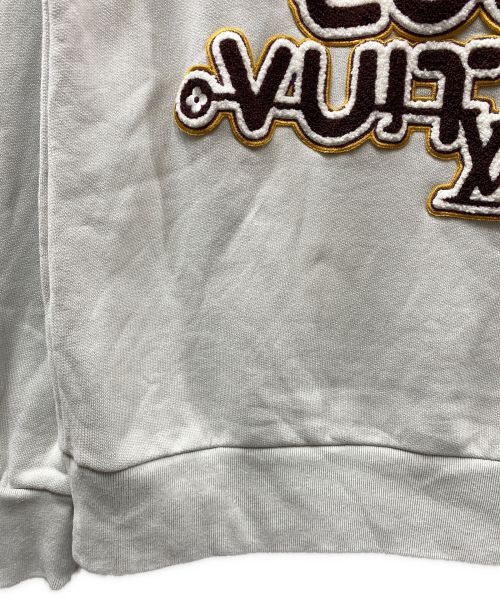 LOUIS VUITTON（ルイ ヴィトン）LOUIS VUITTON (ルイ ヴィトン) アイモチーフフロント刺繍スウェット グレー サイズ:Mの古着・服飾アイテム