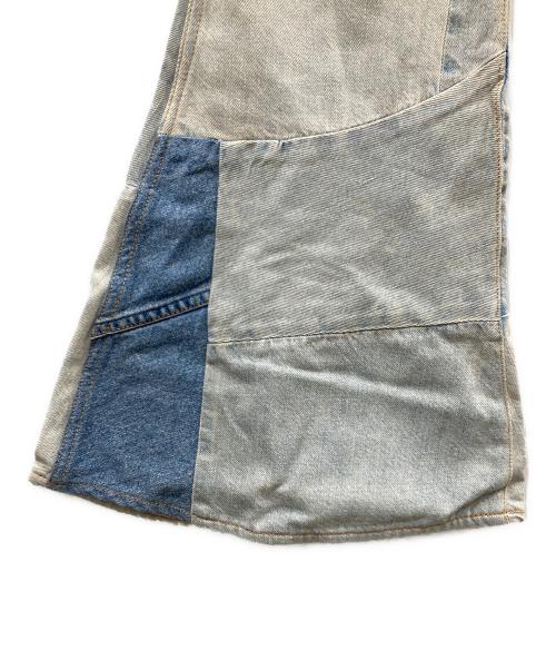 KAPITAL（キャピタル）KAPITAL (キャピタル) 再構築ベルボトム デニムパンツ ブルー サイズ:29の古着・服飾アイテム