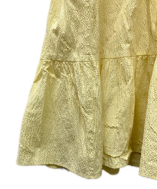 rosy monster（ロージーモンスター）rosy monster (ロージーモンスター) ティアードブラウス イエロー サイズ:Freeの古着・服飾アイテム