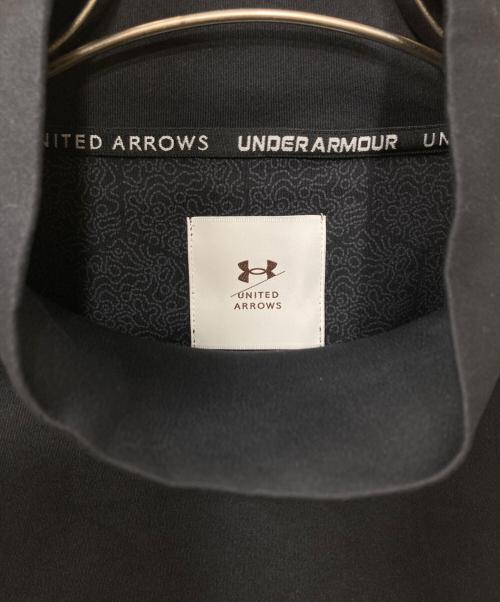 UNDER ARMOUR（アンダーアーマー）UNDER ARMOUR (アンダーアーマー) UNITED ARROWS (ユナイテッドアローズ) ラッシュポンチスウェット ブラック サイズ:M 未使用品の古着・服飾アイテム