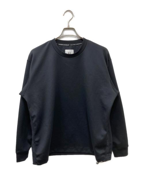 UNDER ARMOUR（アンダーアーマー）UNDER ARMOUR (アンダーアーマー) UNITED ARROWS (ユナイテッドアローズ) ラッシュポンチスウェット ブラック サイズ:M 未使用品の古着・服飾アイテム
