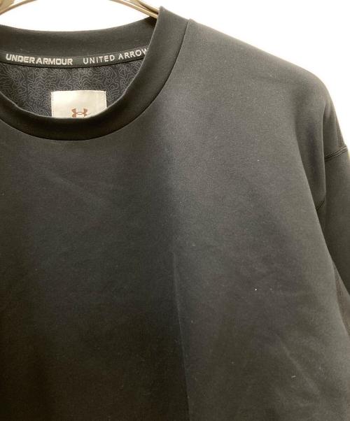 UNDER ARMOUR（アンダーアーマー）UNDER ARMOUR (アンダーアーマー) UNITED ARROWS (ユナイテッドアローズ) ラッシュポンチスウェット ブラック サイズ:M 未使用品の古着・服飾アイテム